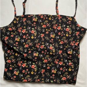 Forever 21 floral tank top size Large